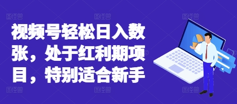 视频号轻松日入数张，处于红利期项目，特别适合新手-择笔创业网